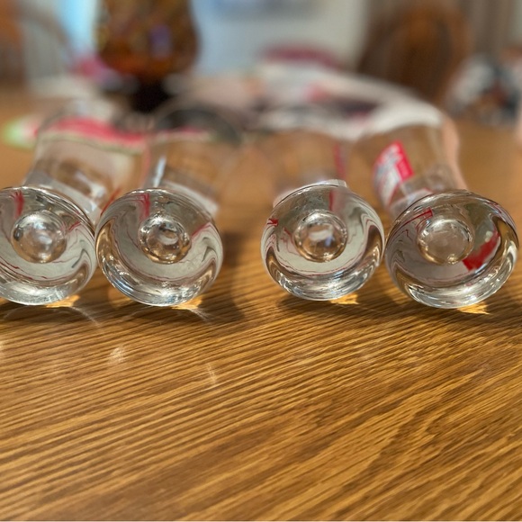 Vintage set of 4 Budweiser Pilsner glasses. - Picture 4 of 4